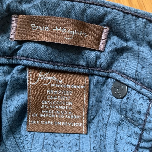 Paige Premium Denim Grey Straight Leg Jeans - size 27 - Picture 4 of 4